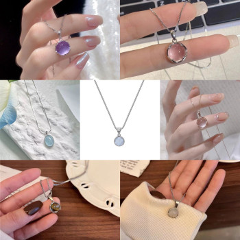 Fashion Geometric Necklace for Women Ins Cool Style Spliced ​​clavicle Chain Sweater