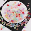 Colorful Transparent Gradient Bud Lily of the Valley Flower Glass Loose Beads Diy Hair