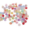 Colorful Transparent Gradient Bud Lily of the Valley Flower Glass Loose Beads Diy Hair