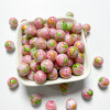 10mm Water-dyed Style Ink-dyed Pattern Glass Beads Handmade Diy Jewelry Accessories Loose