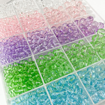 4-10mm Crystal Beads Glass Handmade Diy Jewelry Accessories Hand String Beaded Bracelet