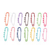 6cm Colorful Paint Glossy Three-hole Pin Brooch Safety Buckle Diy Handmade Clothing Waist