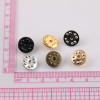 Simple Metal Butterfly Buckle Spurs Badge Brooch Button Cufflinks Diy Handmade Jewelry