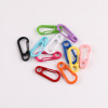 25mm Metal Flat Ring Keychain with Four-section Chain Lobster Buckle Diy Doll Accessories
