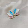 2025 New Super Fairy Butterfly Earrings for Women, Fresh and Versatile Temperament Light