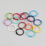 30mm Color Painted Metal Book Ring Card Key Diy Loose-leaf Binding Jewelry Accessories