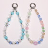 6-8mm Glass Crystal Transparent Three-dimensional Square Beads Handmade Diy Necklace
