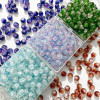 8mm Crystal Explosion Beads Ice Cracked Glass Hand String Loose Batch Handmade Diy
