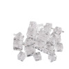 Simulated Ice Cube Transparent Three-dimensional Square Acrylic Pendant Diy Keychain Bag